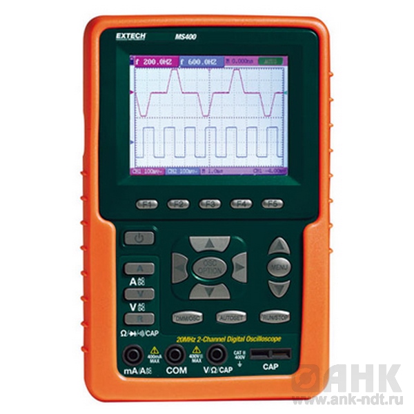 Двухканальный цифровой осциллограф Extech MS400