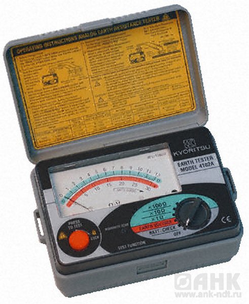 KEW 4102A — аналоговый измеритель сопротивления заземления