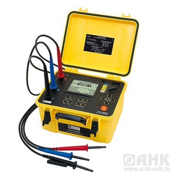 C.A 6555 — измеритель сопротивления изоляции до 15 кВ постоянного тока