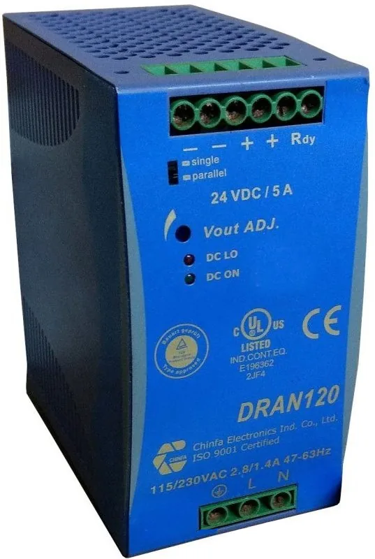 Блок питания Chinfa DRAN120-24A