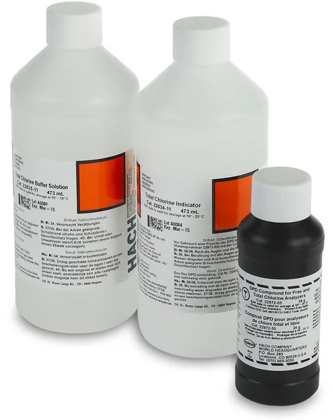 Набор реактивов HACH для анализатора хлора CL17/CL17sc