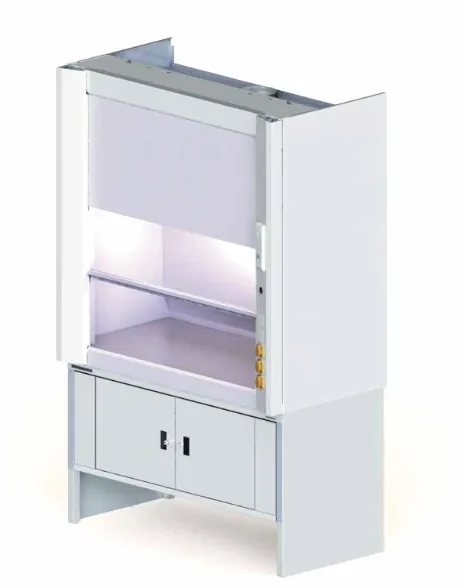 Шкаф вытяжной полипропиленовый комбинированный компактный VIKING LLC-MPP-12-7 Compact LAB