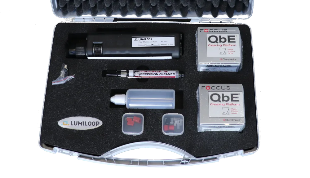 Комплект для чистки волоконно-оптических разъемов LUMILOOP GmbH