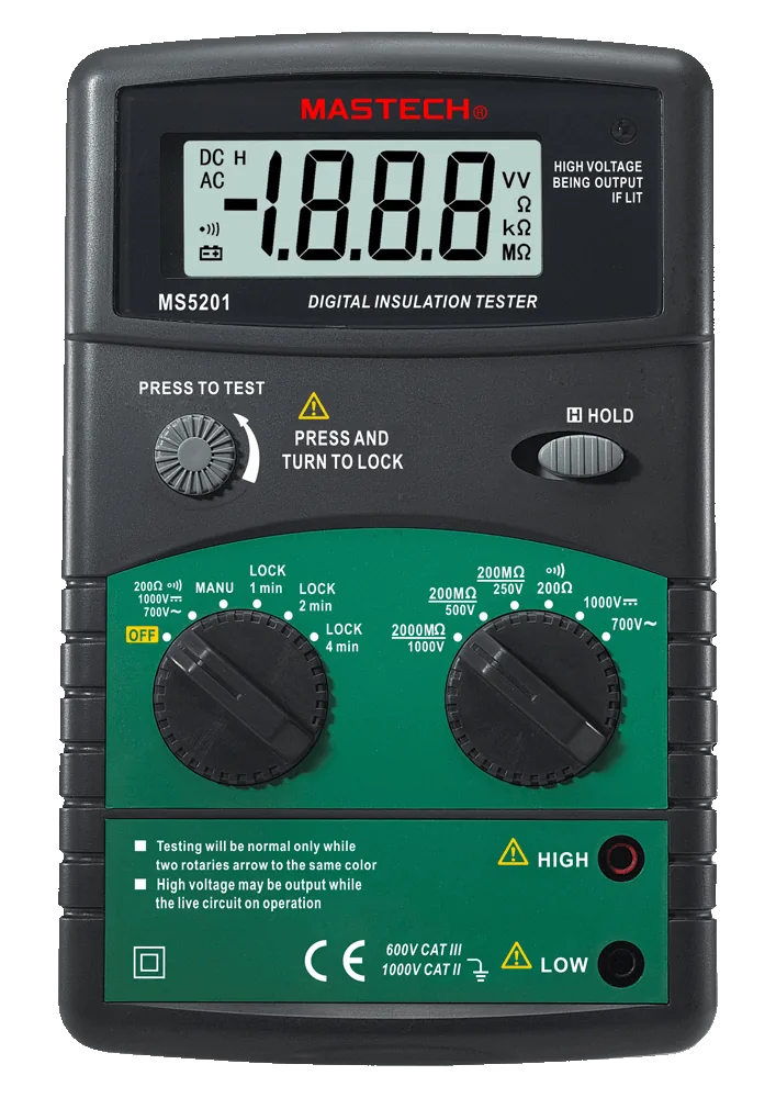 Мегаомметр Mastech MS5201